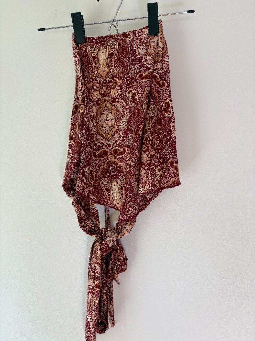 Altar'd State Paisley Bandana Handkerchief Halter Top
